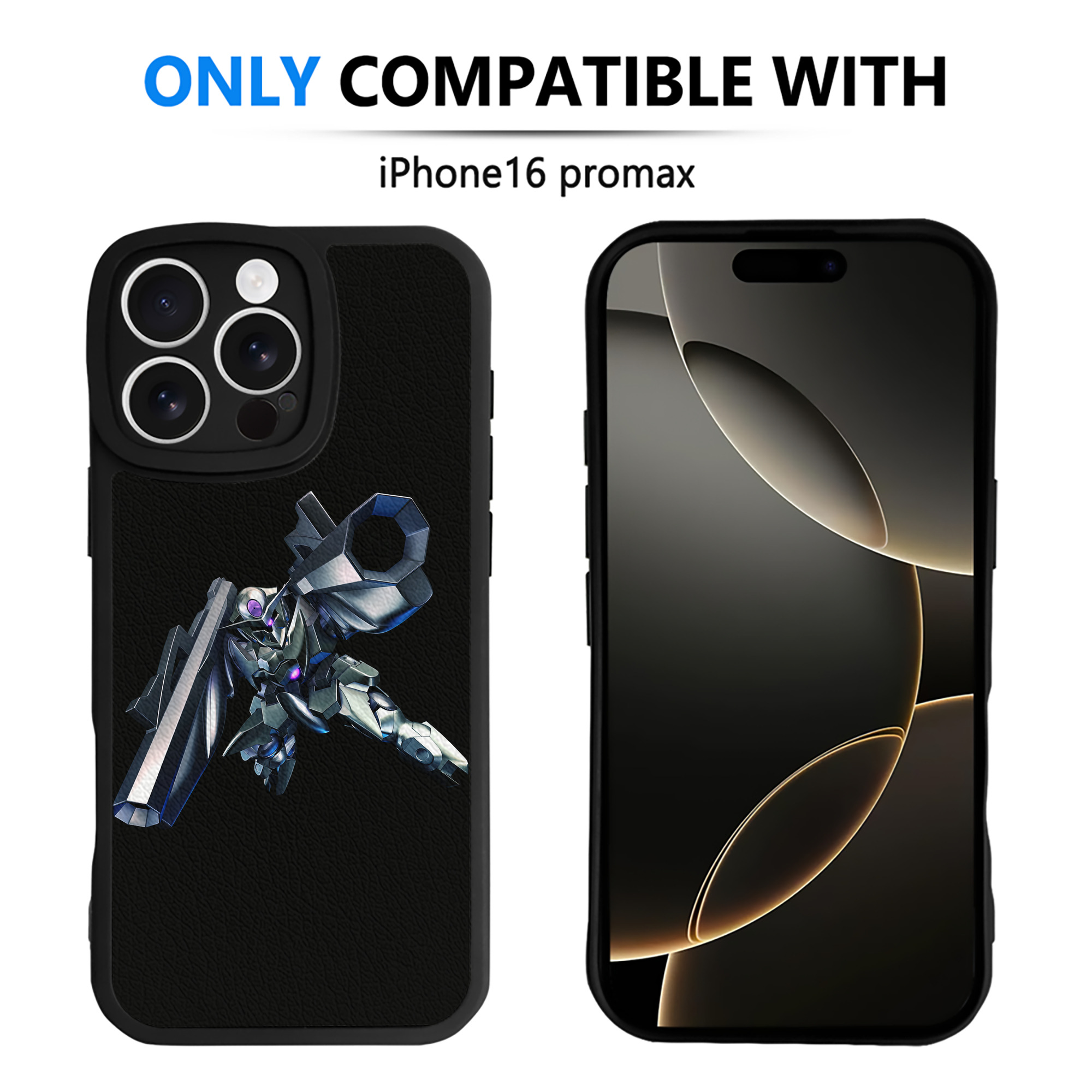 （画像用） 機動戦士ガンダム Mobile Suit Gundam 【iPhone 16シリーズ対応】シリコンスマホケース（レザー調） 材質：シリコン
